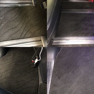 動物毛除去施工前後